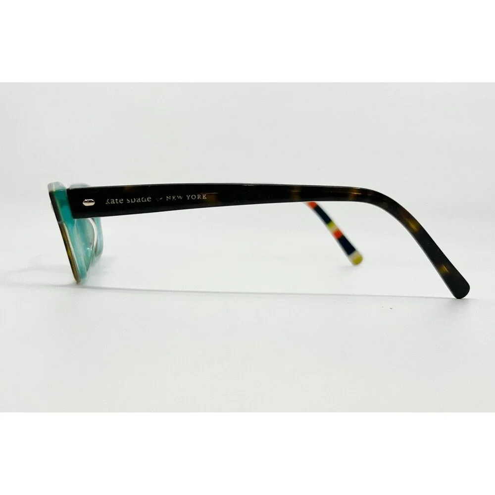 Kate Spade Eyeglasses Womens Brown Teal Lucyann 0X77 Striped 135